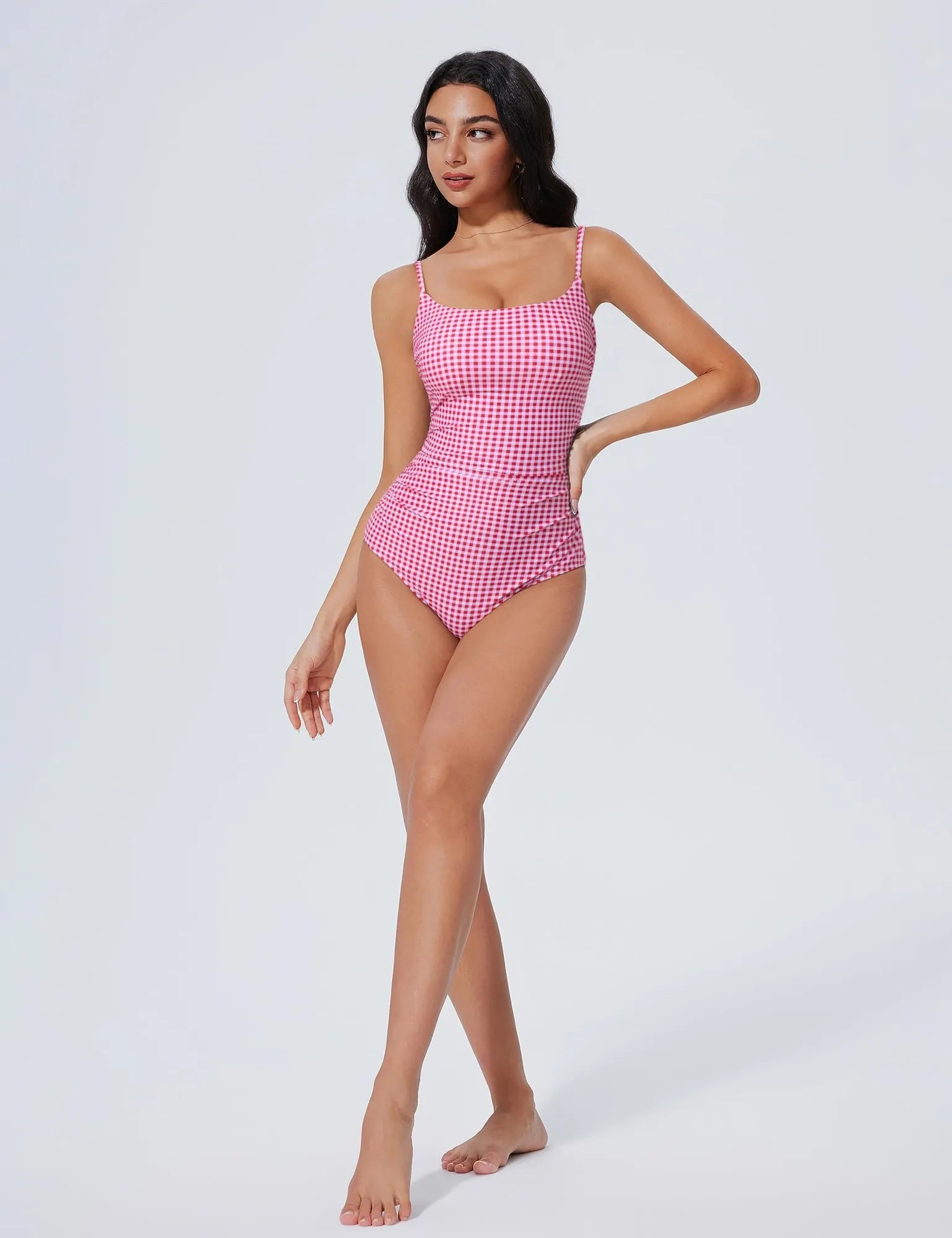 Crisscross Backless Bathing Suit