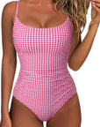 Crisscross Backless Bathing Suit