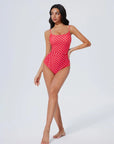 Crisscross Backless Bathing Suit
