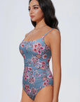 Crisscross Backless Bathing Suit