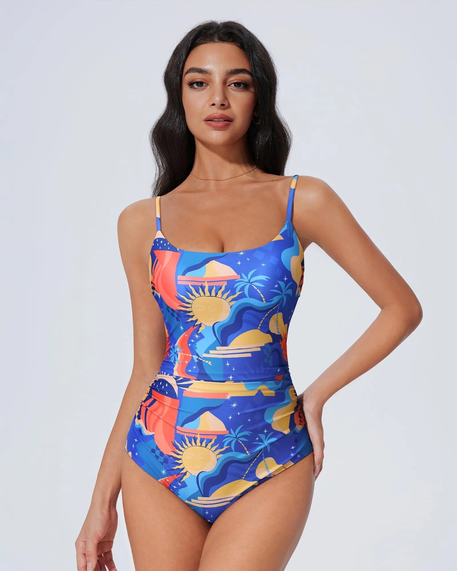 Crisscross Backless Bathing Suit