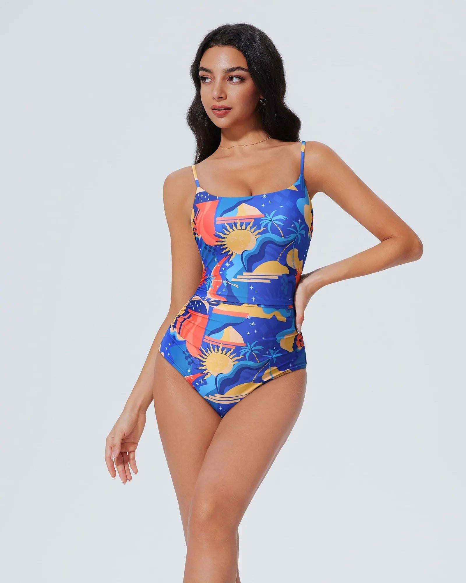 Crisscross Backless Bathing Suit