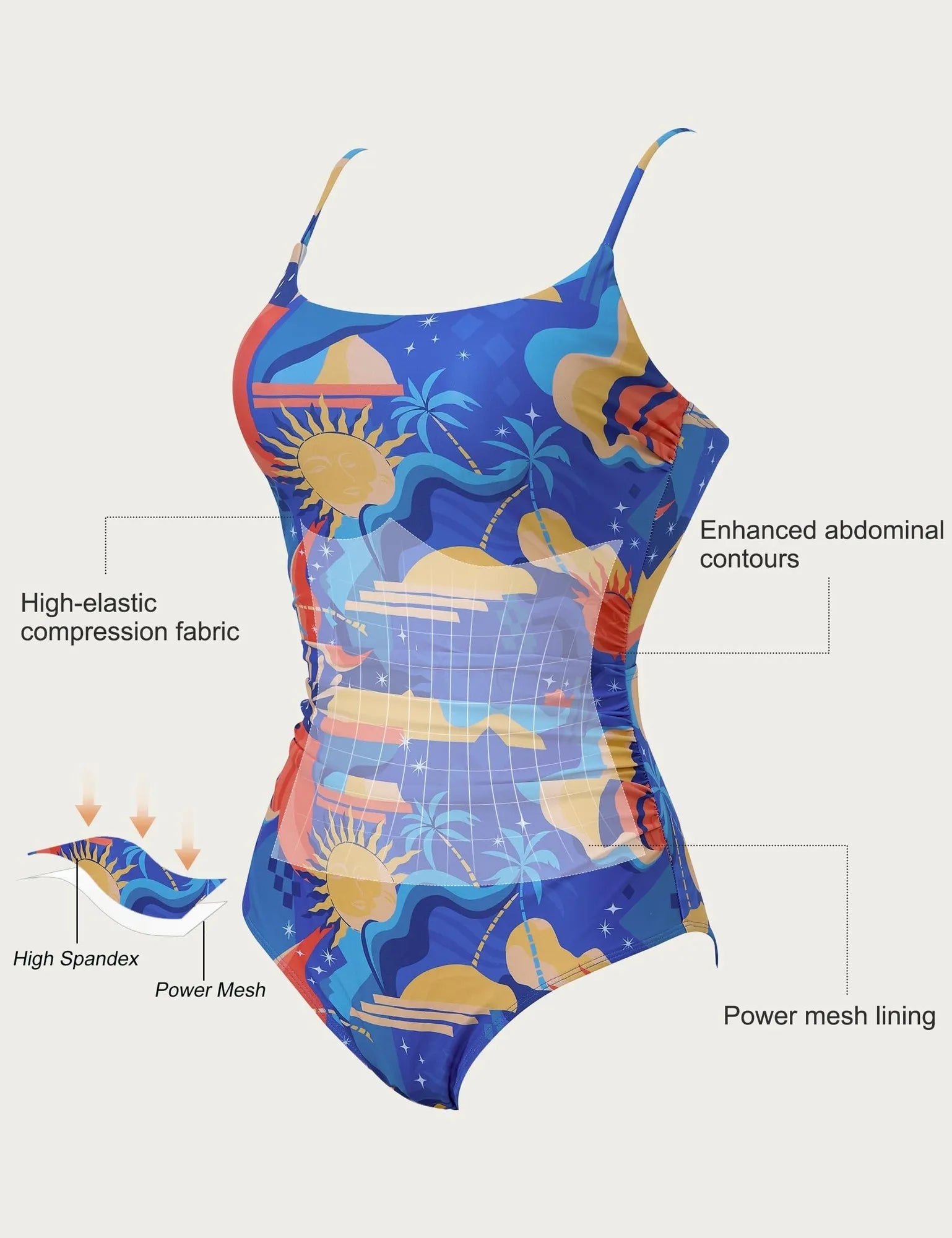 Crisscross Backless Bathing Suit