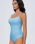 Crisscross Backless Bathing Suit