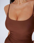 Crisscross Backless Bathing Suit
