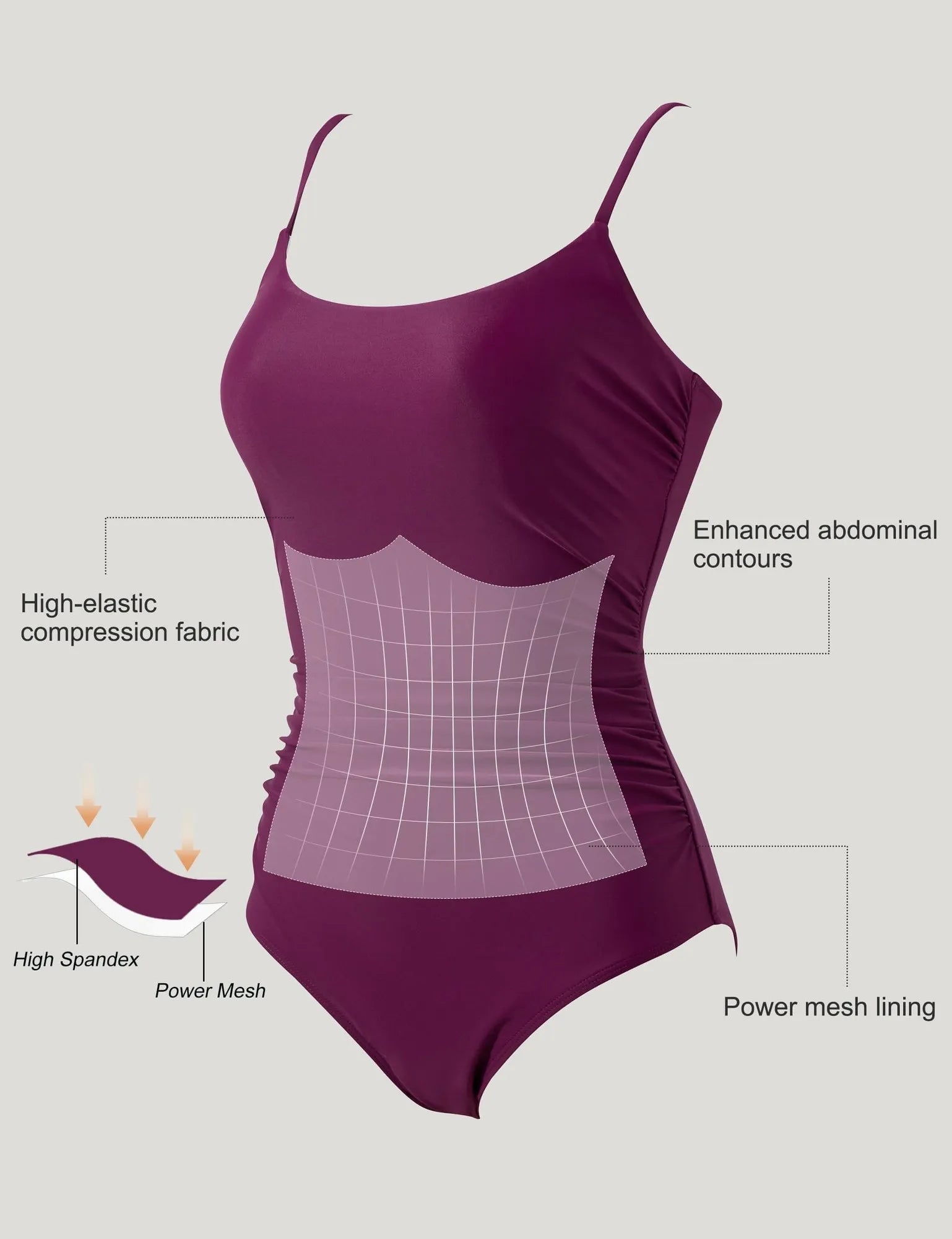 Crisscross Backless Bathing Suit