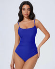 Crisscross Backless Bathing Suit