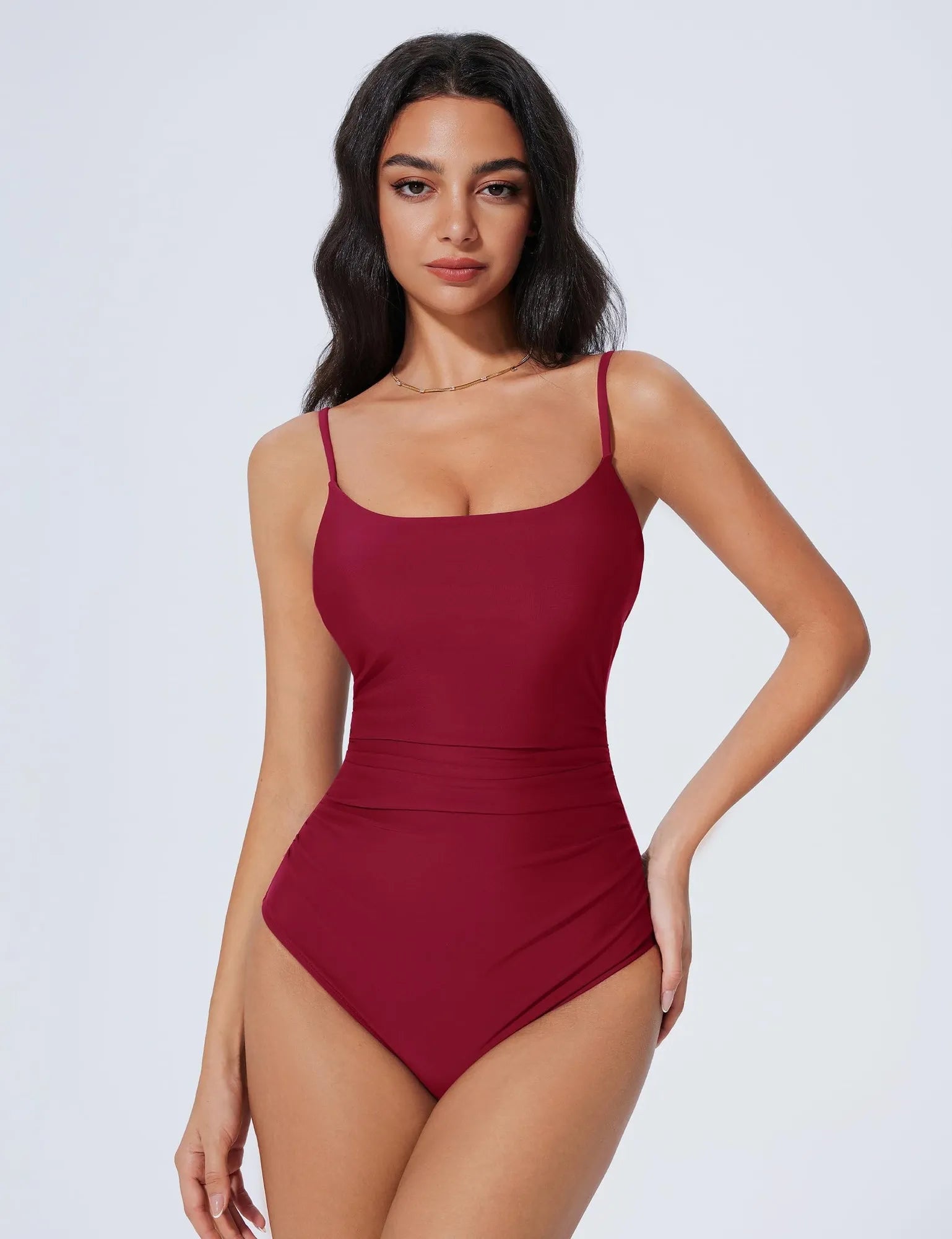 Crisscross Backless Bathing Suit