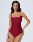 Crisscross Backless Bathing Suit