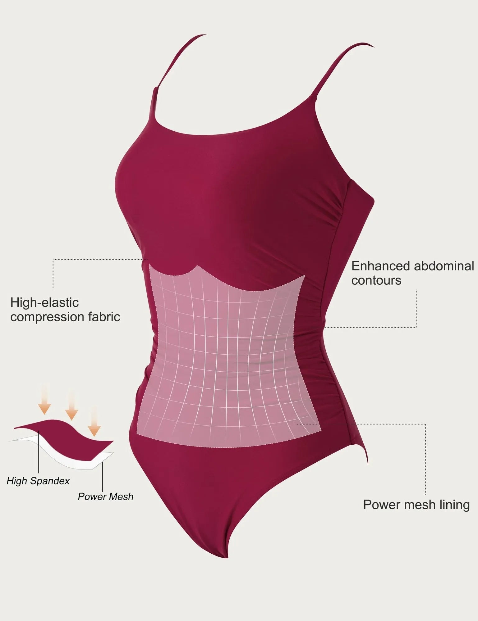 Crisscross Backless Bathing Suit