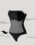 SUUKSESS Women One Piece Tummy Control Swimsuit Sexy Color Block Bathing Suit-SUUKSESS-SUUKSESS
