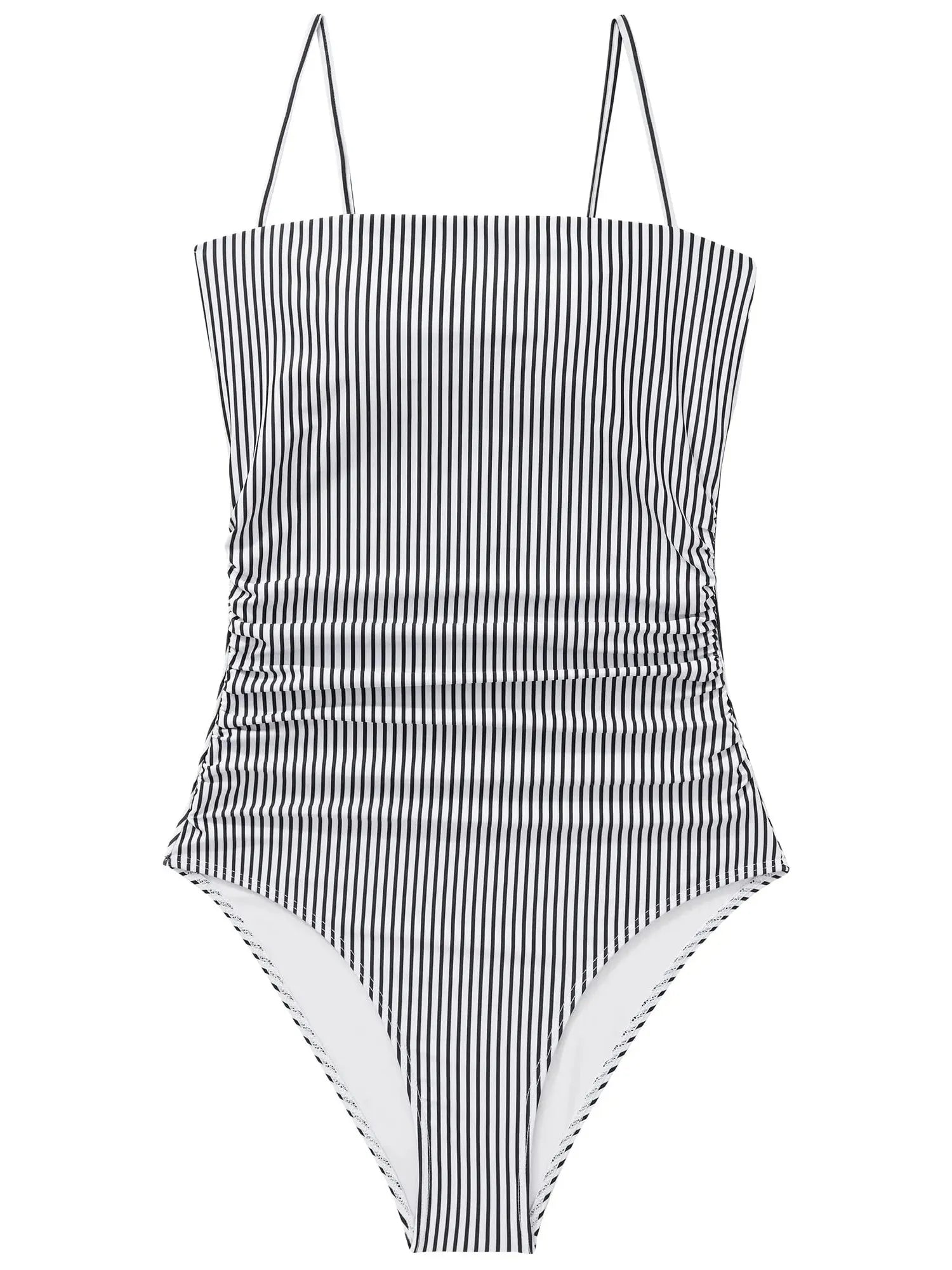 SUUKSESS Women Sexy One Piece Swimsuit Tummy Control Square Neck Bathing Suit-SUUKSESS-SUUKSESS