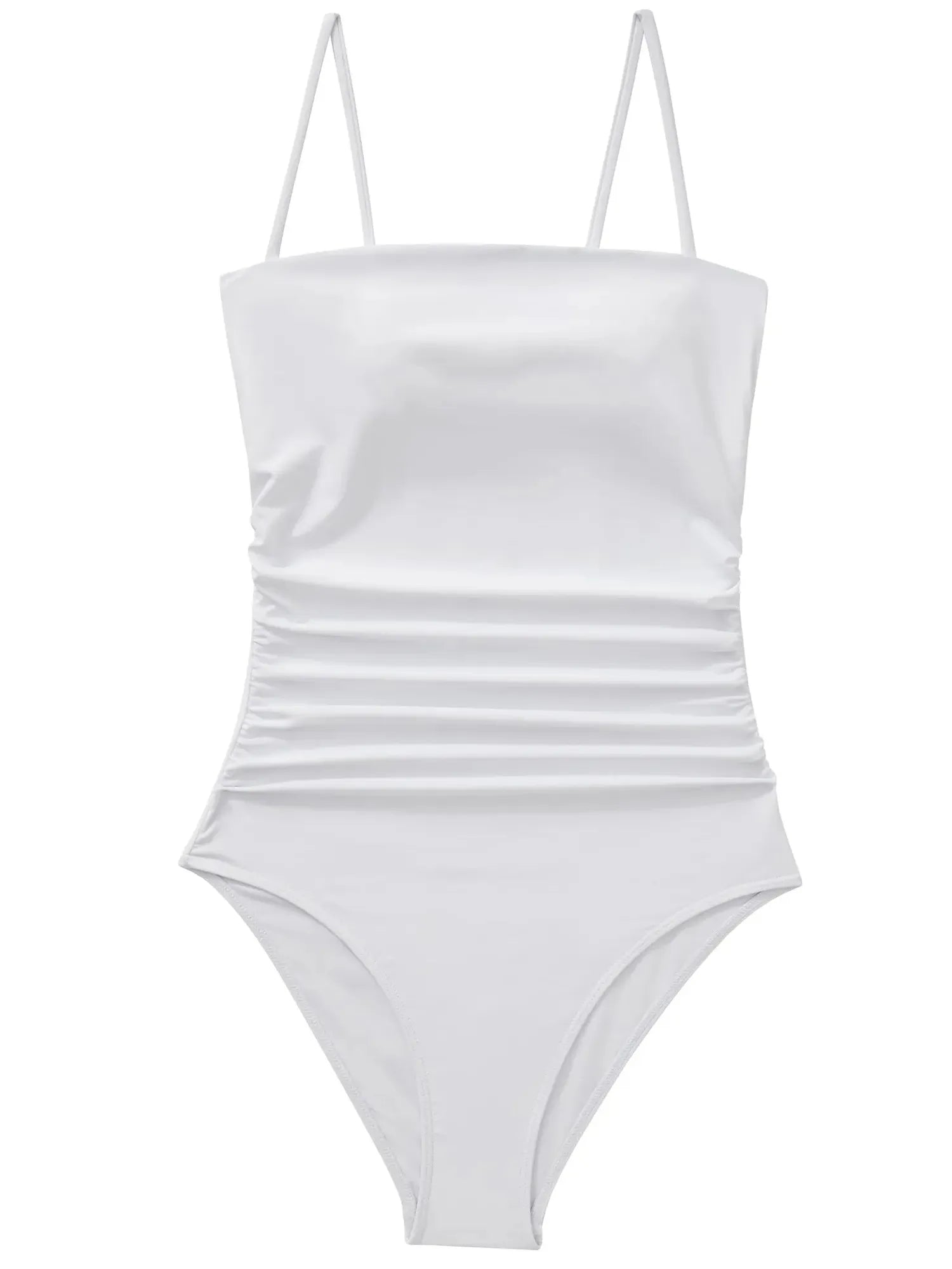 SUUKSESS Women Sexy One Piece Swimsuit Tummy Control Square Neck Bathing Suit-SUUKSESS-SUUKSESS