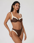 Color Block Underwire 2 Piece Swimsuit-SUUKSESS-SUUKSESS