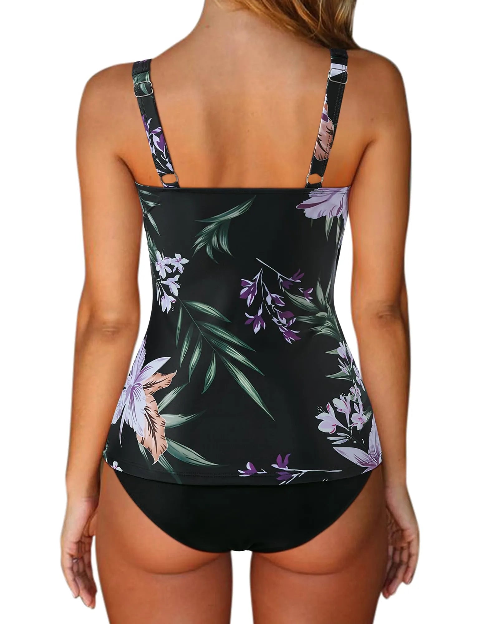 Sexy Twist Push Up Tankini Swimsuit