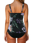 Sexy Twist Push Up Tankini Swimsuit