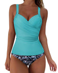 Sexy Twist Push Up Tankini Swimsuit