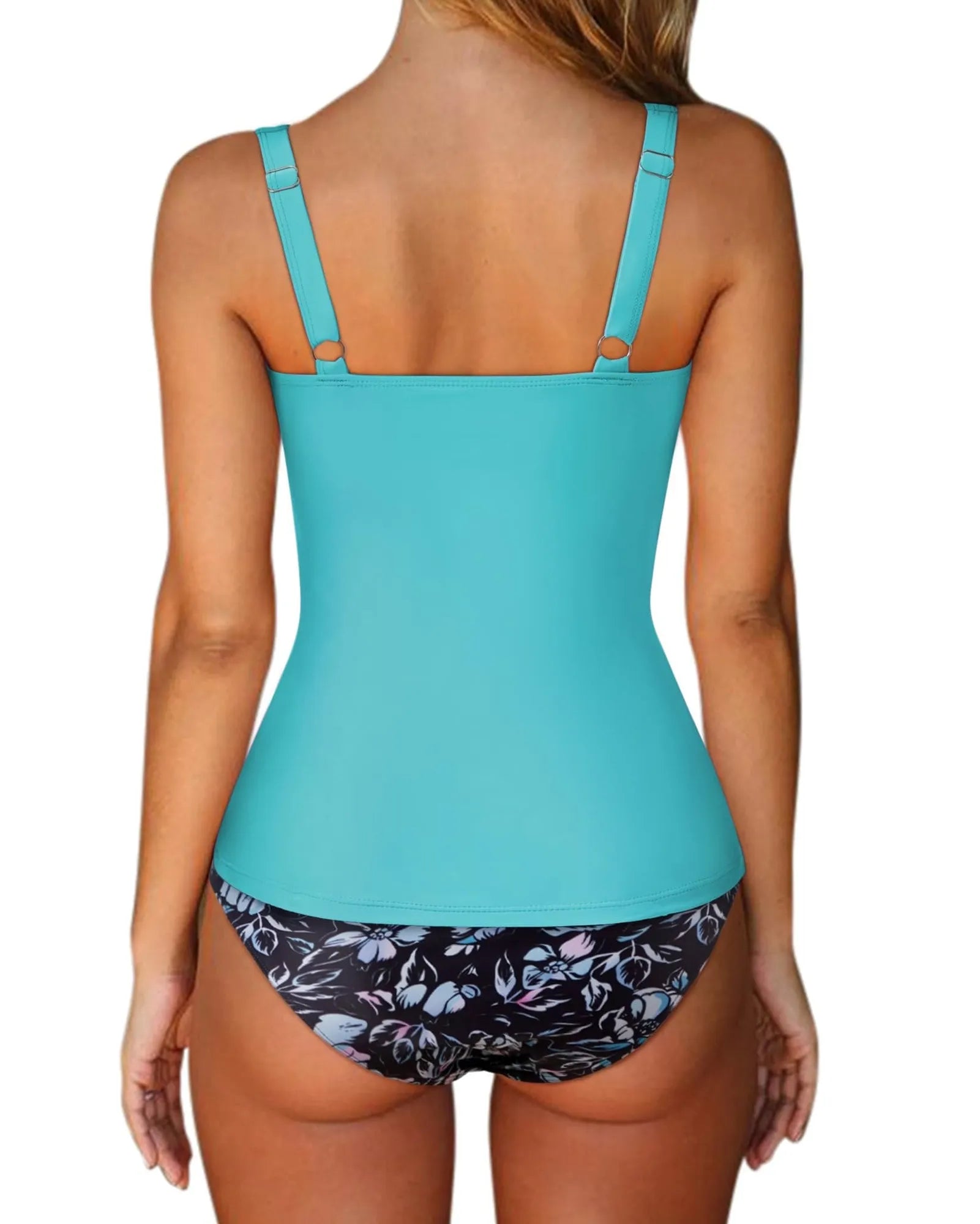 Sexy Twist Push Up Tankini Swimsuit