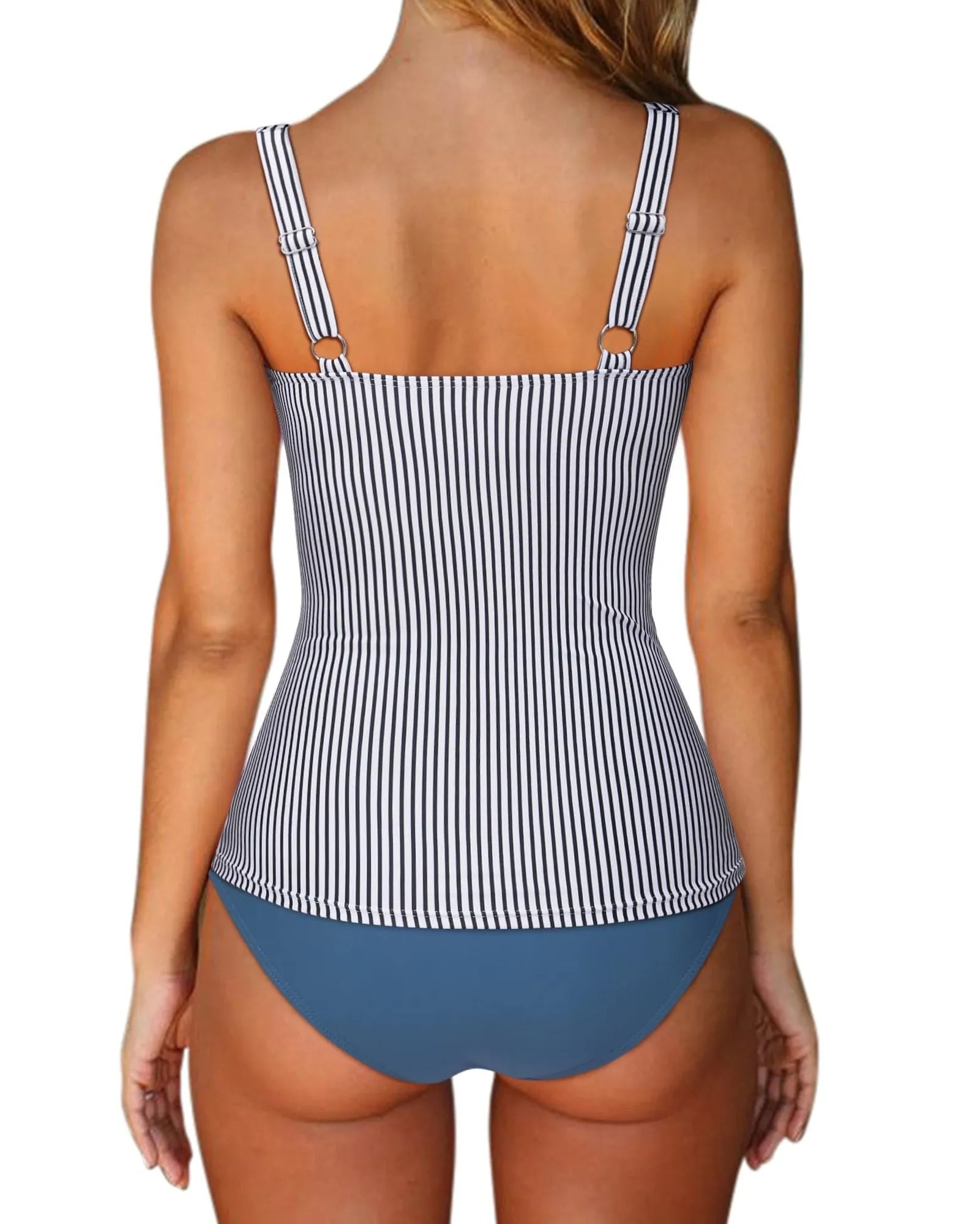 Sexy Twist Push Up Tankini Swimsuit
