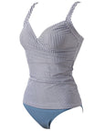 Sexy Twist Push Up Tankini Swimsuit