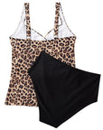 Sexy Twist Push Up Tankini Swimsuit