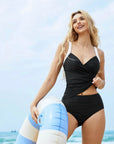 Sexy Twist Push Up Tankini Swimsuit-SUUKSESS-SUUKSESS