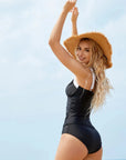 Sexy Twist Push Up Tankini Swimsuit-SUUKSESS-SUUKSESS