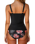 Sexy Twist Push Up Tankini Swimsuit