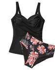 Sexy Twist Push Up Tankini Swimsuit