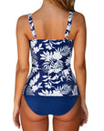 Sexy Twist Push Up Tankini Swimsuit