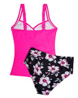 Sexy Twist Push Up Tankini Swimsuit