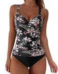 Sexy Twist Push Up Tankini Swimsuit
