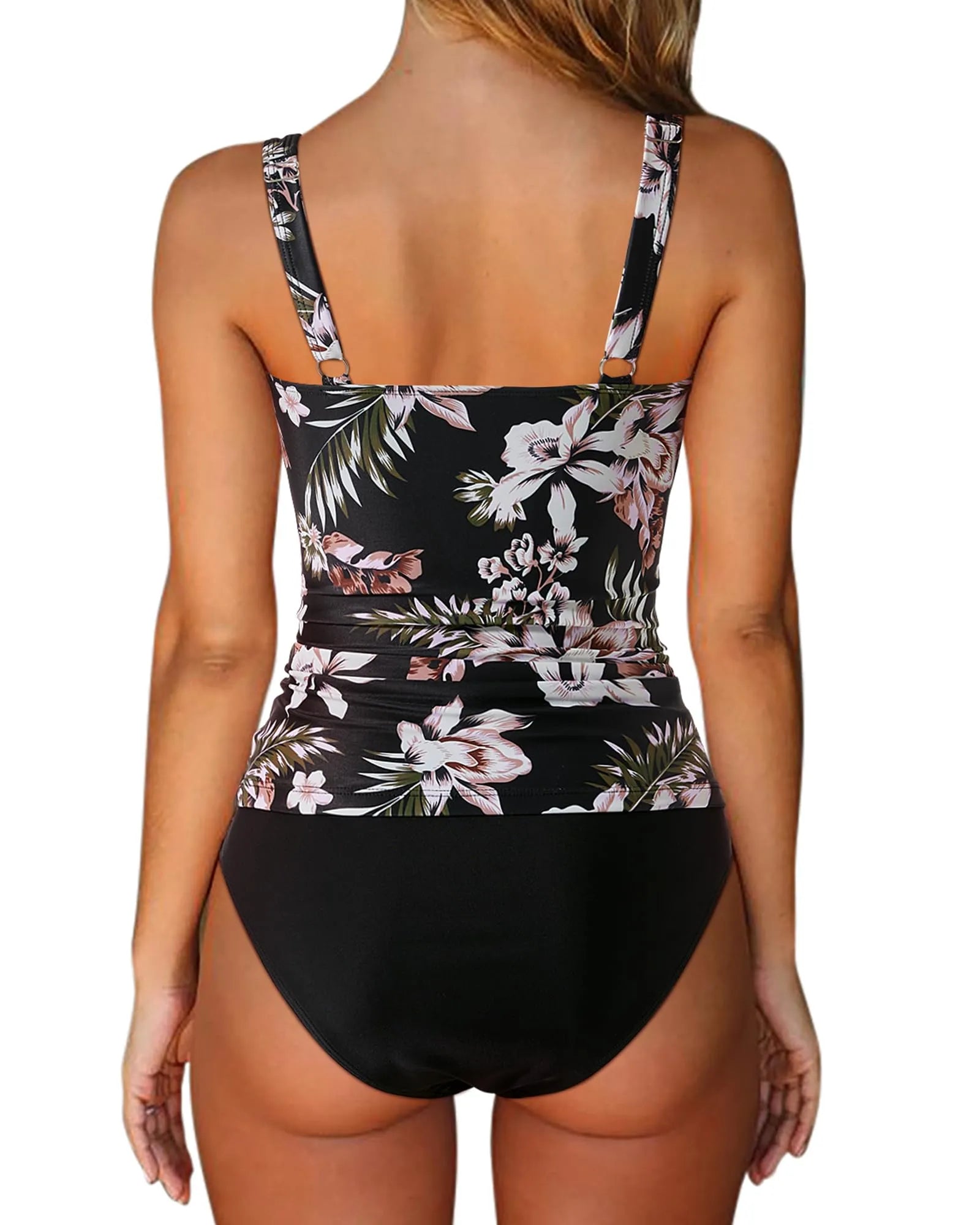 Sexy Twist Push Up Tankini Swimsuit