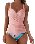 Sexy Twist Push Up Tankini Swimsuit