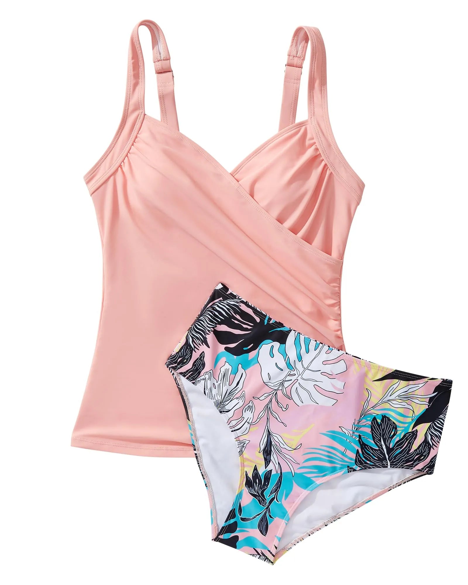Sexy Twist Push Up Tankini Swimsuit