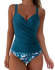 Sexy Twist Push Up Tankini Swimsuit