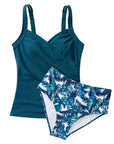 Sexy Twist Push Up Tankini Swimsuit