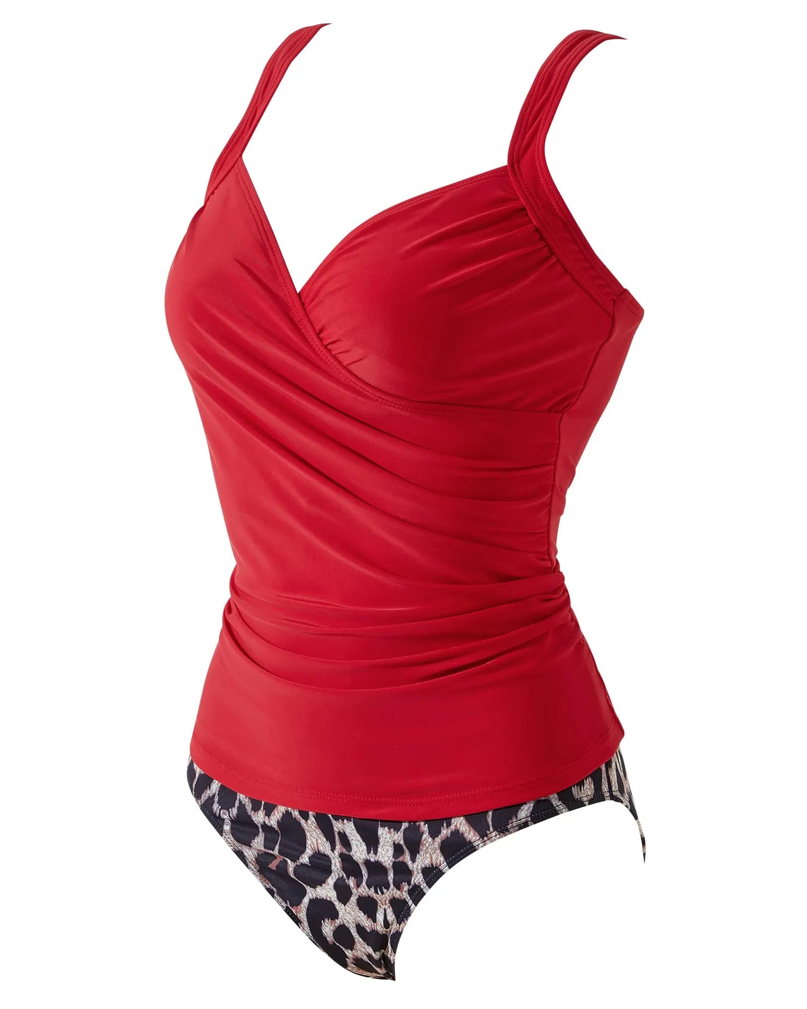 Sexy Twist Push Up Tankini Swimsuit