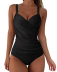 Sexy Twist Push Up Tankini Swimsuit