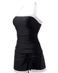 SUUKSESS Women Tummy Control Tankini Swimsuits with Skirt Backless Bathing Suit-SUUKSESS-SUUKSESS