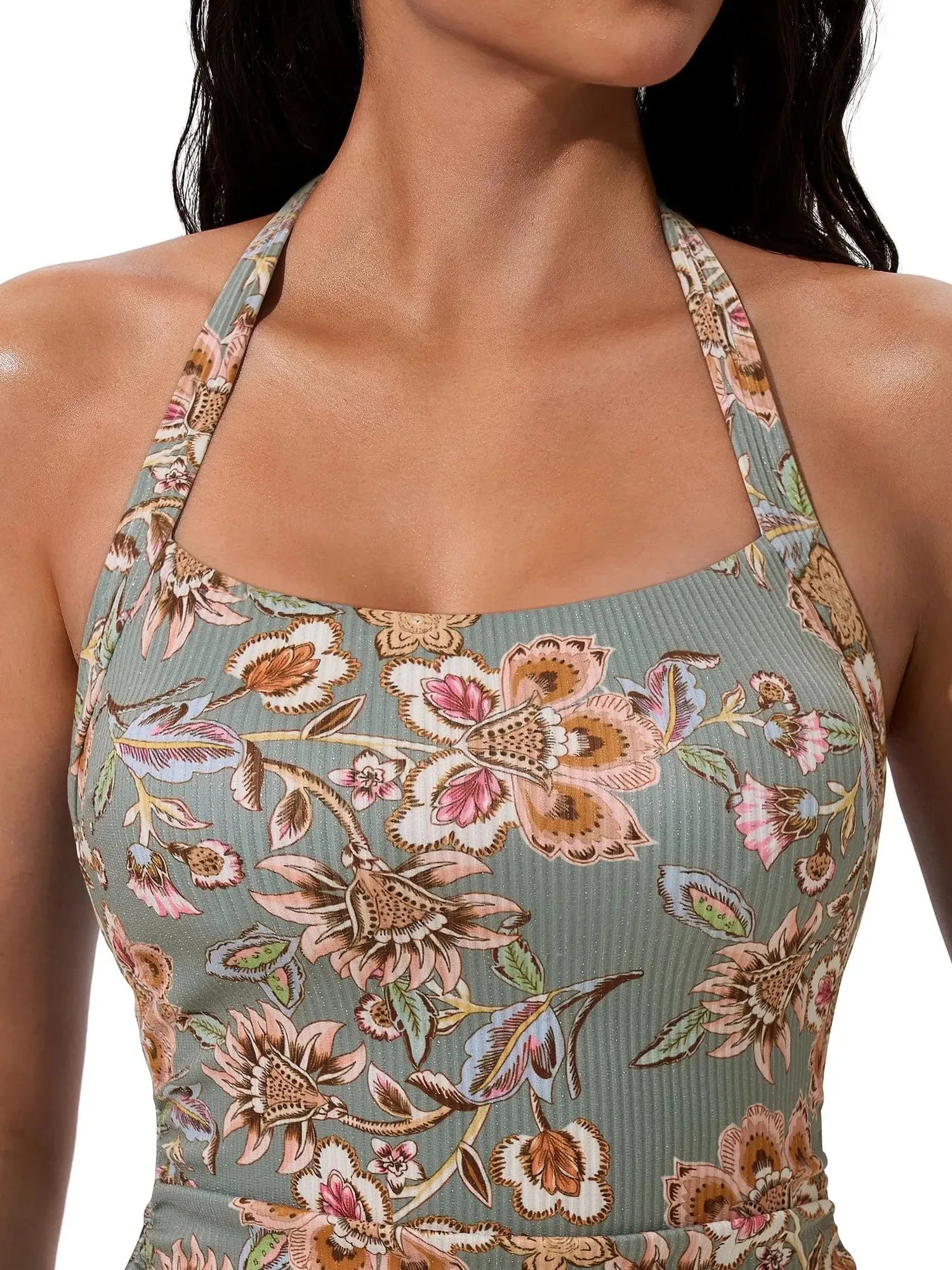 Halter Tankini 2 Piece Bathing Suits-SUUKSESS-SUUKSESS