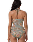 Halter Tankini 2 Piece Bathing Suits-SUUKSESS-SUUKSESS