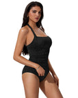 Halter Tankini 2 Piece Bathing Suits-SUUKSESS-SUUKSESS