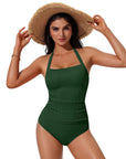 Halter Tankini 2 Piece Bathing Suits
