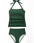 Halter Tankini 2 Piece Bathing Suits