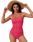 Halter Tankini 2 Piece Bathing Suits-SUUKSESS-SUUKSESS