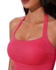 Halter Tankini 2 Piece Bathing Suits-SUUKSESS-SUUKSESS