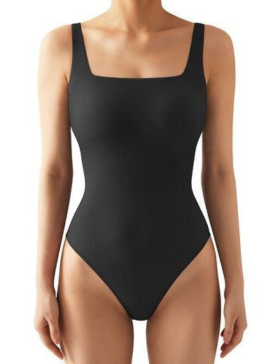Buttery Soft Square Neck Bodysuit-SUUKSESS