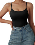 Ribbed Cami Bodysuit-SUUKSESS