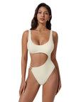Backless With O-Ring One Piece  Swimsuit